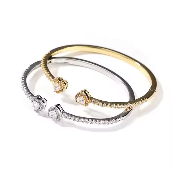 Double Heart Bracelet