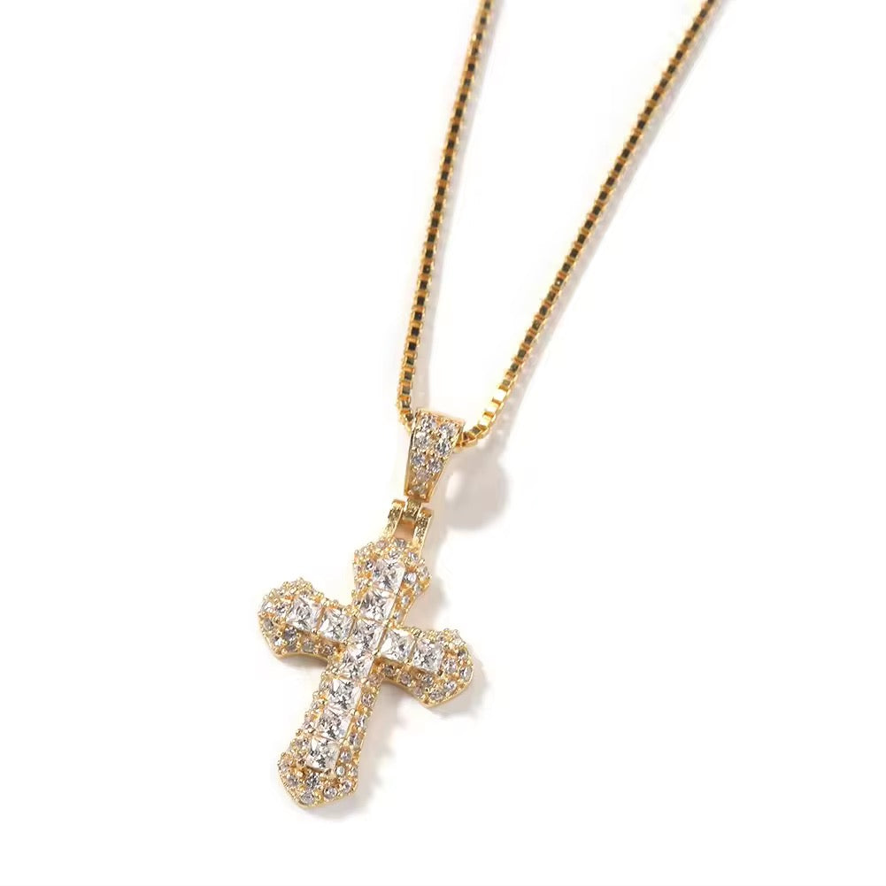 Small Cross Pendant Necklace
